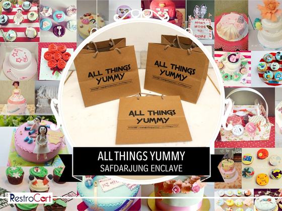 Tote bags, custom branded bag made for All Things Yummy by RestroCart, New Delhi