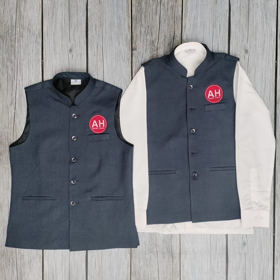 Custom catering uniforms made for Asian Haus by RestroCart