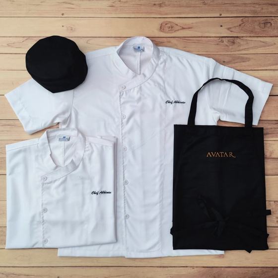 Chef uniforms, custom chef uniform made for Avatar by RestroCart, New Delhi, view 2