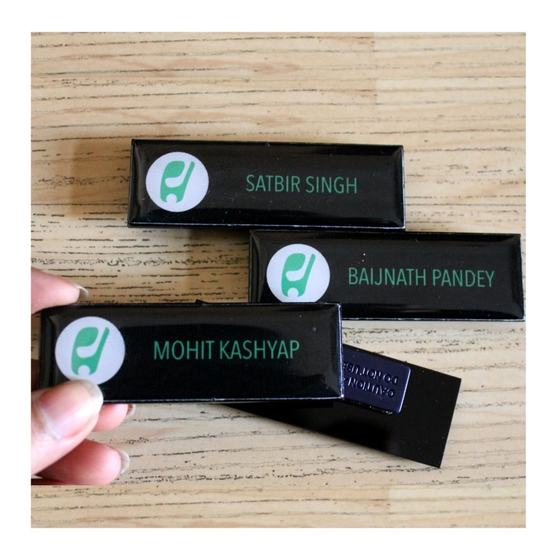 Badges & pins, customized staff badge by RestroCart, New Delhi, view 2