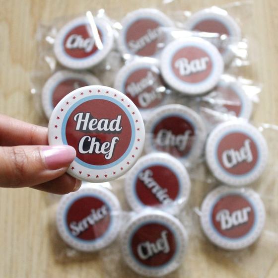 Badges & pins, customized staff badge by RestroCart, New Delhi