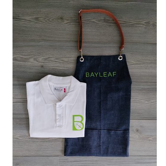 Denim aprons, custom apron made for Bayleaf by RestroCart, New Delhi
