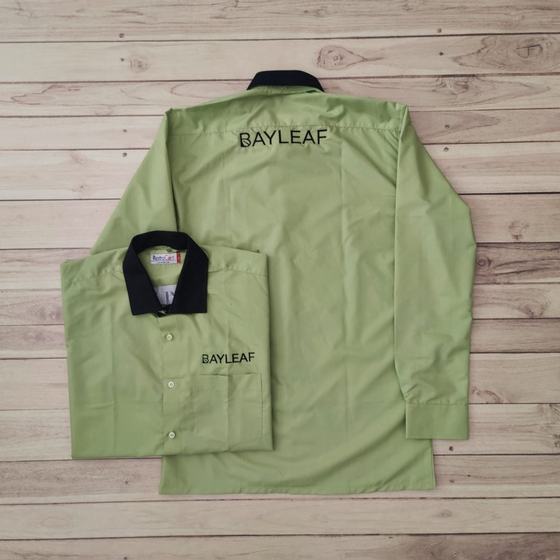 Uniform shirts, custom uniform shirt made for Bayleaf by RestroCart, New Delhi