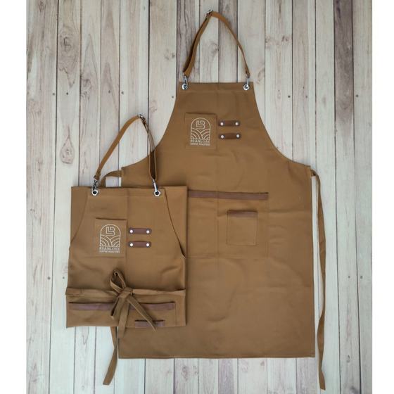 Canvas aprons, custom apron made for Beanlore by RestroCart, New Delhi
