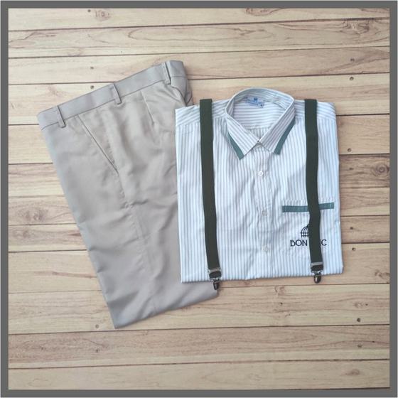 Steward & server uniforms, custom service staff uniform made for Bon Chic by RestroCart, New Delhi, view 2