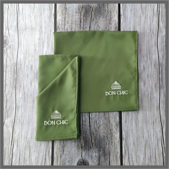 Table napkins, custom table linen made for Bon Chic by RestroCart, New Delhi