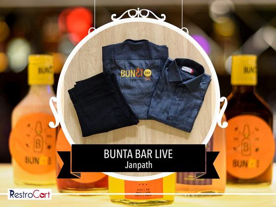Bartender uniforms, custom bartender uniform made for Bunta Bar by RestroCart, New Delhi, view 2