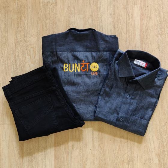 Bartender uniforms, custom bartender uniform made for Bunta Bar by RestroCart, New Delhi