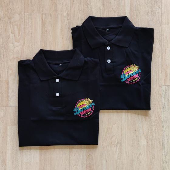 Uniform shirts, custom uniform shirt made for Burger Monk by RestroCart, New Delhi