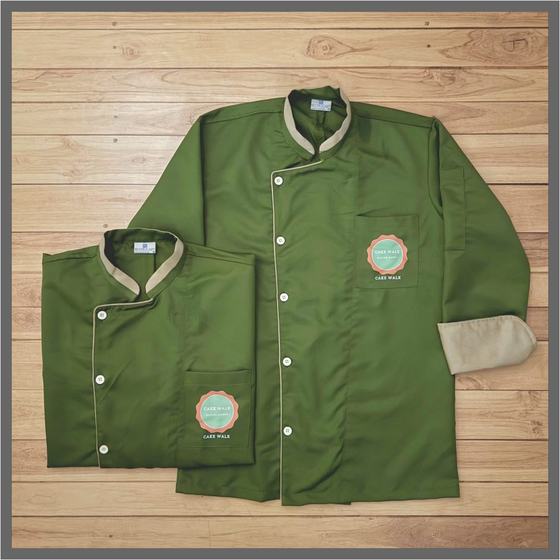 Chef uniforms, custom chef uniform made for Cake Walk by RestroCart, New Delhi