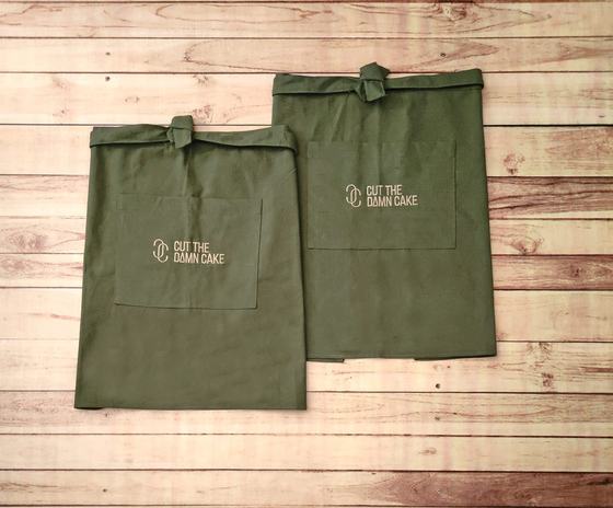 Canvas aprons (half), customized apron by RestroCart, New Delhi, 2025 delivery, view 2