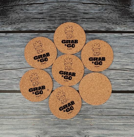 Cork coasters, customized coaster by RestroCart, New Delhi, 2025 delivery