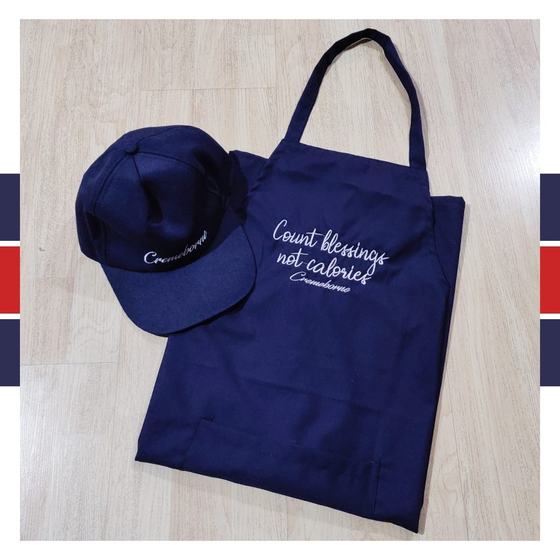 Aprons, custom apron made for Cremeborne by RestroCart, New Delhi, view 2