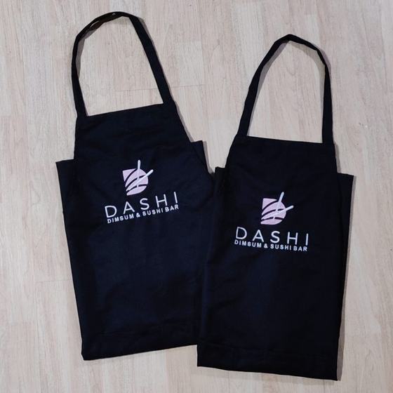 Aprons, custom apron made for Dashi Sushi Bar by RestroCart, New Delhi