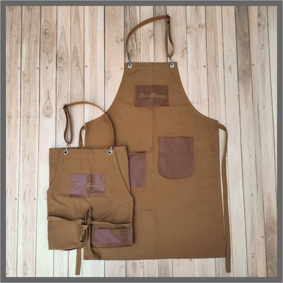 Canvas aprons, custom apron made for Dear Donna by RestroCart, New Delhi