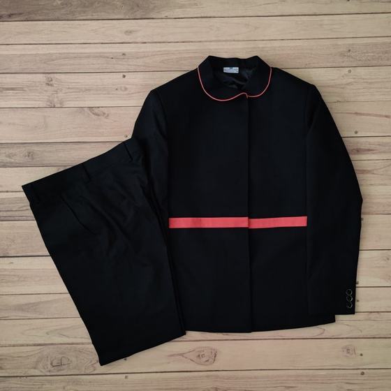 Hostess uniforms, custom service staff uniform made for Dicha by RestroCart, New Delhi