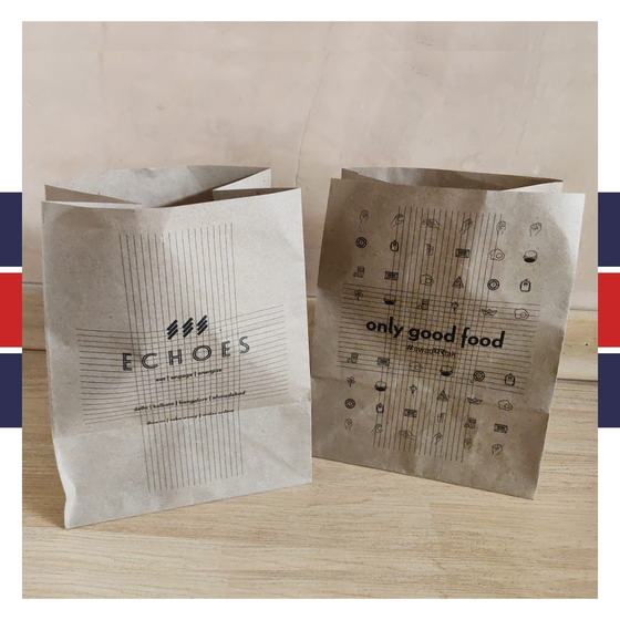 Tote bags, custom branded bag made for Echoes by RestroCart, New Delhi