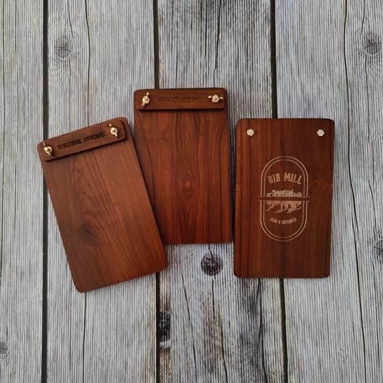 Menus, custom restaurant menu made for Gin Mill by RestroCart, New Delhi