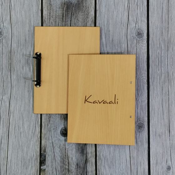 Menus, custom restaurant menu made for Kavaali by RestroCart, New Delhi