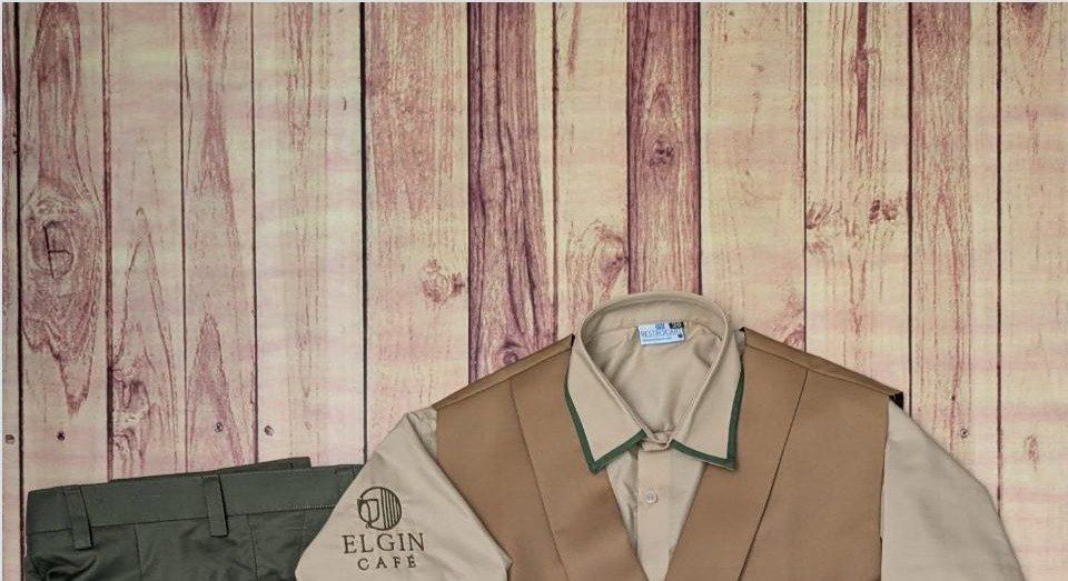 Manager shirt and vest uniform for Elgin Cafe, Amritsar