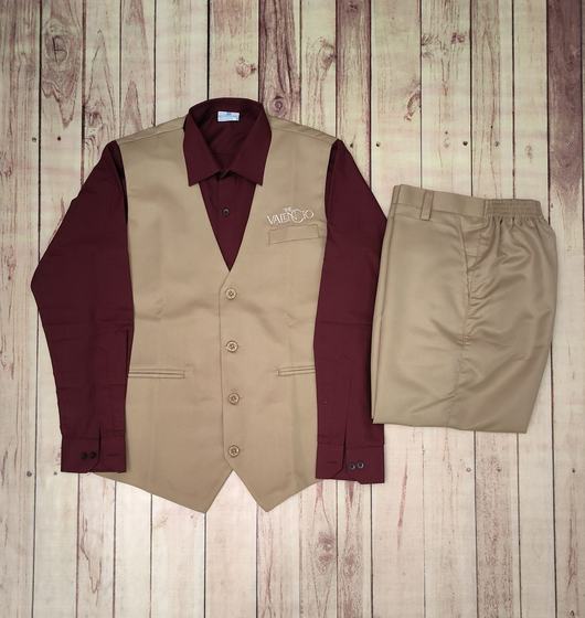 Manager waistcoats, customized manager uniform by RestroCart, New Delhi, 2025 delivery, view 3
