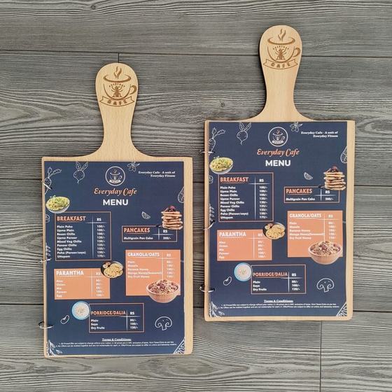 Menus, customized restaurant menu by RestroCart, New Delhi