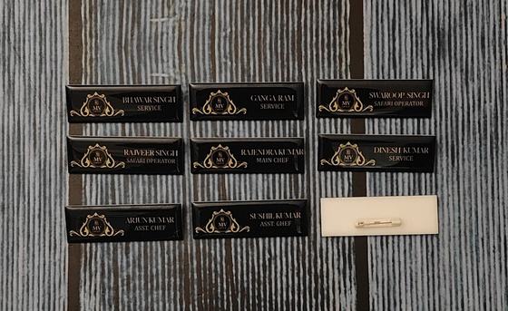 Name badges, customized staff badge by RestroCart, New Delhi, 2025 delivery, view 2