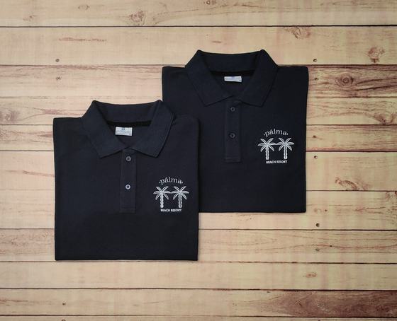 Polo t-shirts (polo tshirts), customized uniform t-shirt by RestroCart, New Delhi, 2025 delivery, view 2