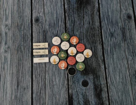 Round badges, customized staff badge by RestroCart, New Delhi, 2025 delivery