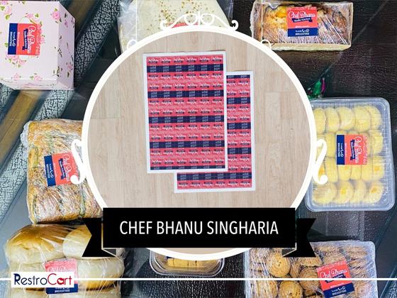 Stickers & danglers, customized branded packaging by RestroCart, New Delhi, view 2