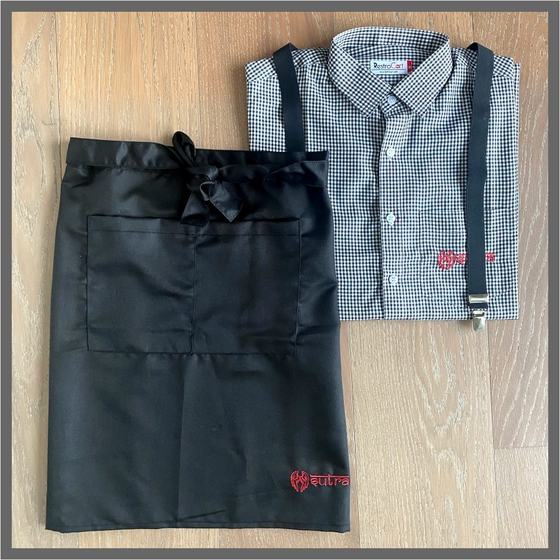 Bartender uniforms, custom bartender uniform made for Sutra by RestroCart, New Delhi