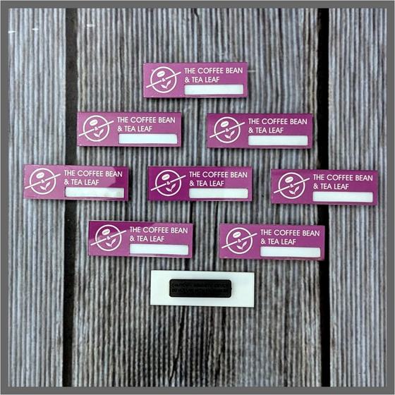 Badges & pins, custom staff badge made for The Coffee Bean & Tea Leaf by RestroCart, New Delhi