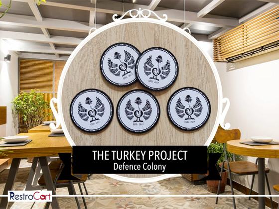 Coasters, custom coaster made for The Turkey Project by RestroCart, New Delhi